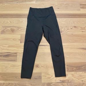 Girlfriend Collective high-rise compressive leggings Smoke